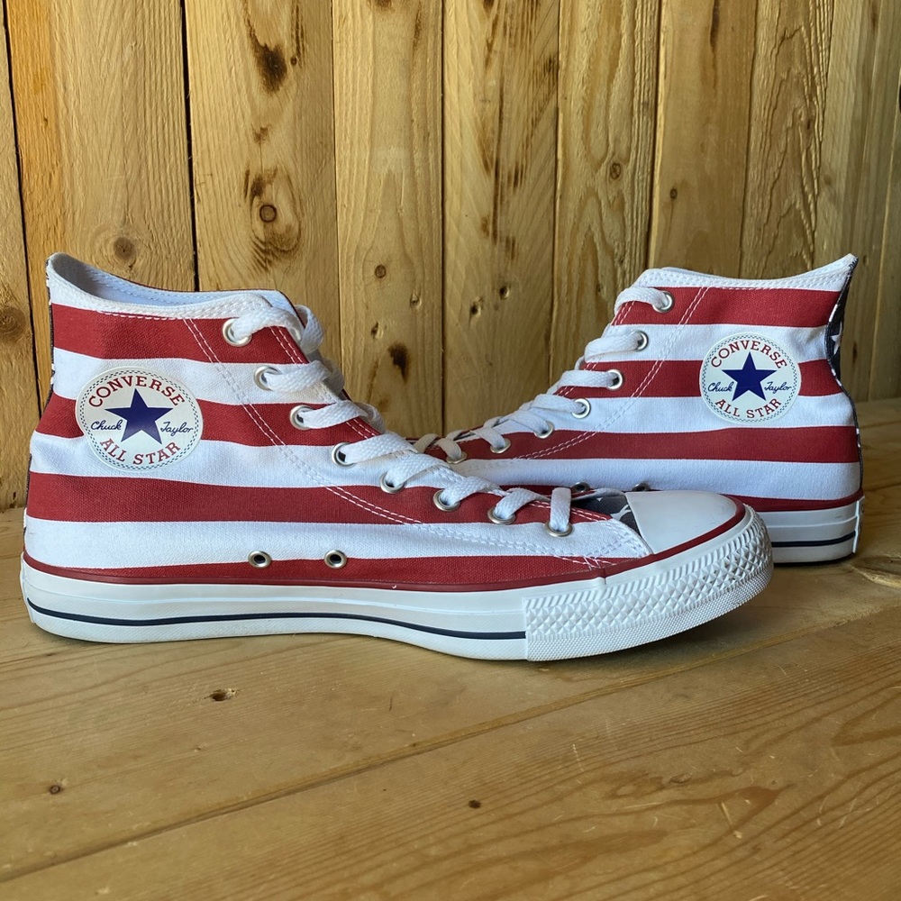 American Flag High Top Converse